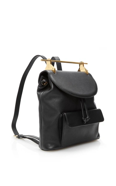 Shop M2malletier Calf Leather Backpack In Black