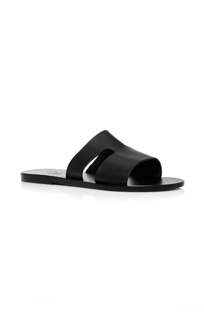 Shop Ancient Greek Sandals Apteros Sandals In Black