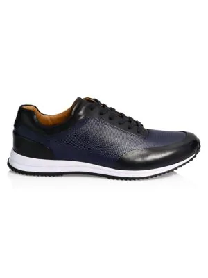 hugo boss legacy leather sneakers