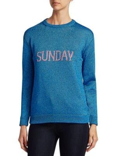 Shop Alberta Ferretti Rainbow Week Capsule Days Of The Week Sunday Jumper In Multi