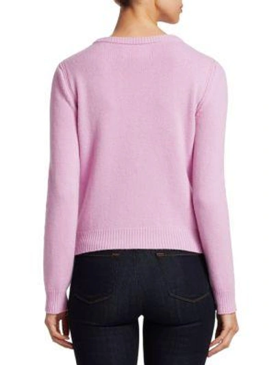 Shop Alberta Ferretti Rainbow Week Capsule Days Of The Week Snowflake Emoji Sweater In Pink