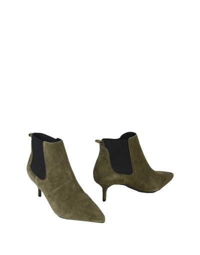 Shop Essentiel Antwerp Ankle Boot In Military Green