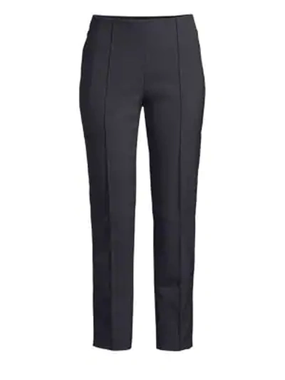 Shop Escada Tuska High-waist Cropped Trousers In Black