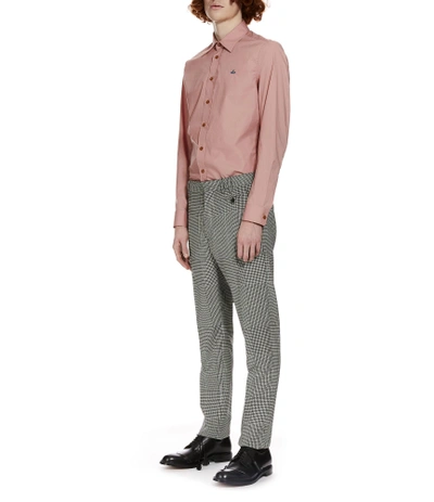 Shop Vivienne Westwood Classic Stretch Shirt Antique Pink