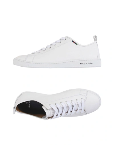 Shop Ps By Paul Smith Ps Paul Smith Man Sneakers White Size 7 Calfskin