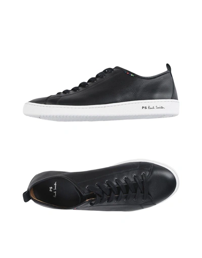 Shop Ps By Paul Smith Ps Paul Smith Man Sneakers Black Size 8 Calfskin