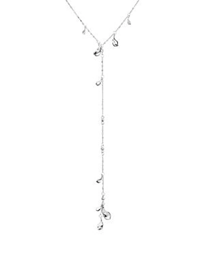 Shop Kendra Scott Quincy Lariat Necklace, 14 In Silver