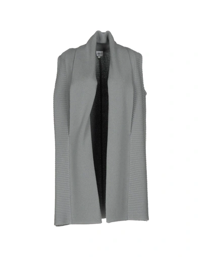 Shop Armani Collezioni Cardigan In Grey
