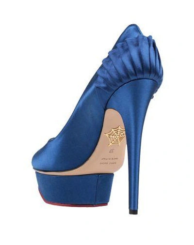 Shop Charlotte Olympia Pump In Blue