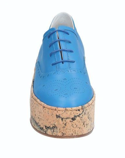 Shop Rodo Lace-up Shoes In Azure
