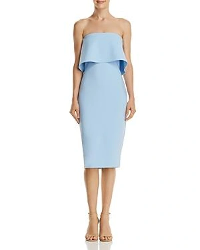 Shop Likely Driggs Strapless Dress In Bluebell