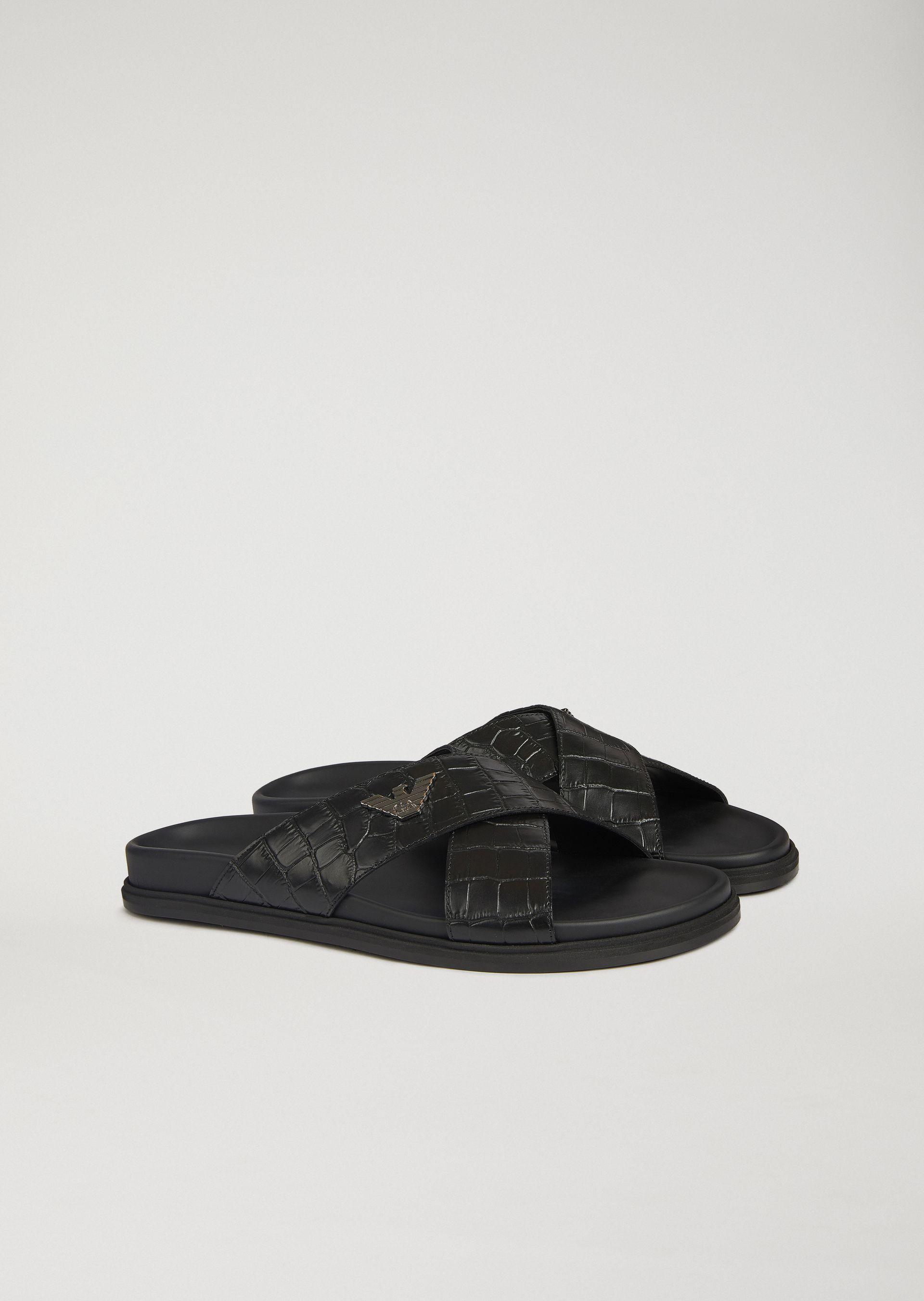 emporio armani flip flops
