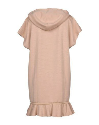 Shop Carven Short Dresses In Pale Pink
