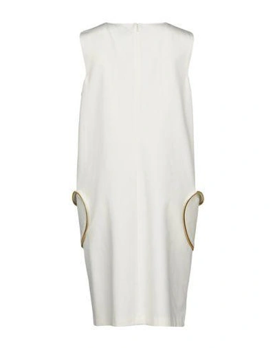 Shop Class Roberto Cavalli Cavalli Class Woman Short Dress White Size 4 Viscose, Polyamide, Elastane
