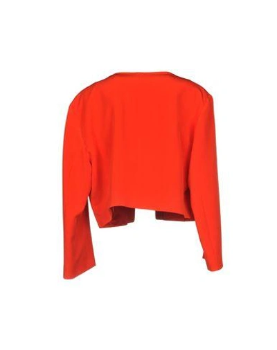 Shop Hanita Sartorial Jacket In Red