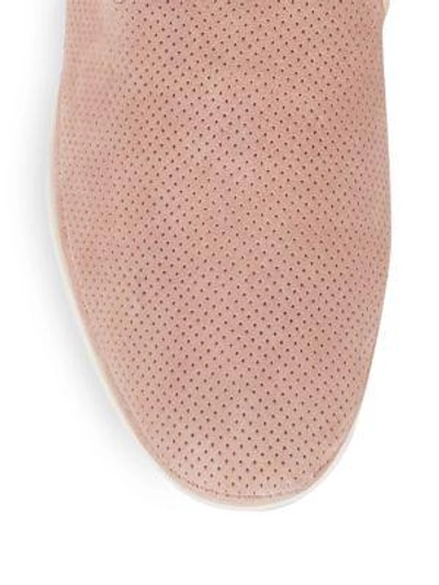 Shop Steve Madden Arrowe Loafers In Pink Suede