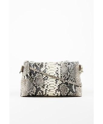 black snakeskin crossbody bag
