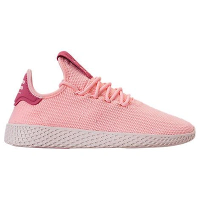 Shop Adidas Originals Women's Originals Pharrell Williams Tennis Hu Casual Shoes, Pink