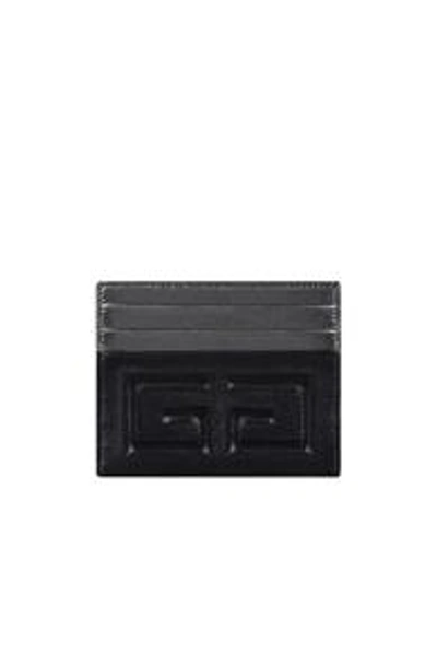 Shop Givenchy Emblem Card Case In Black.