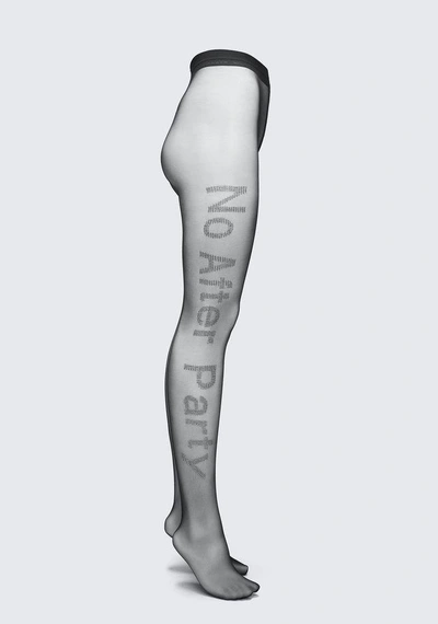 Shop Alexander Wang No After Party Tights In Black