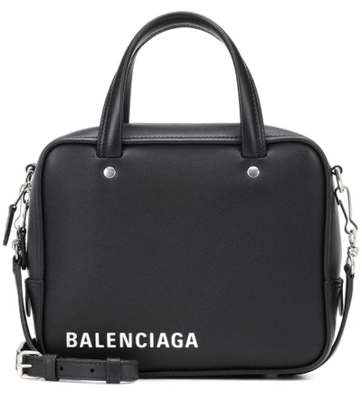 Shop Balenciaga Triangle Square Xs Shoulder Bag In Black
