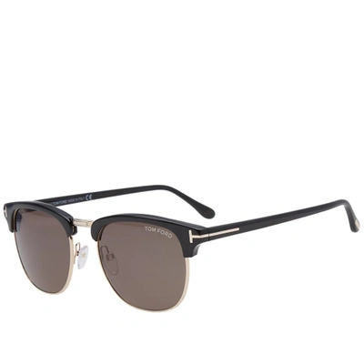 Shop Tom Ford Ft0248 Henry Sunglasses In Black