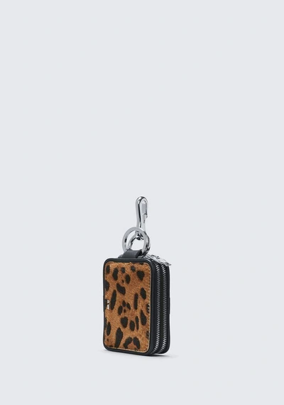 Shop Alexander Wang Leopard Zip Keychain