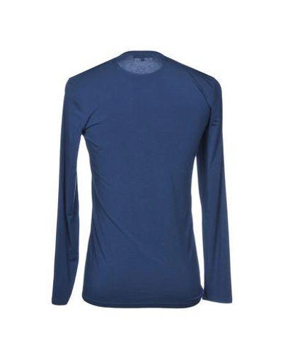 Shop Ermenegildo Zegna Undershirt In Blue