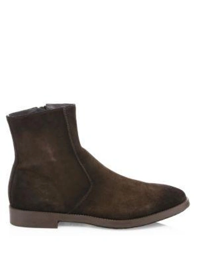 Shop To Boot New York Men's Rosemont Suede Boots In Ebano