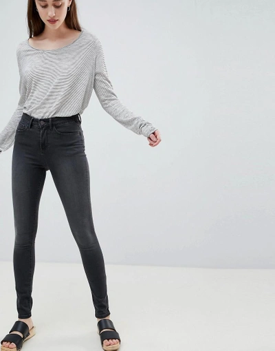 Shop Waven Asa Mid Rise Skinny Jeans - Gray