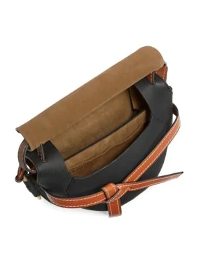 Shop Loewe Women's Small Gate Leather Saddle Bag In Light Caramel