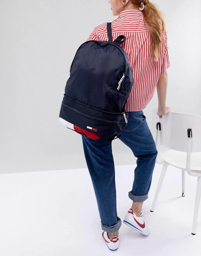Shop Tommy Jeans Hybrid Fanny Pack Backpack - Multi