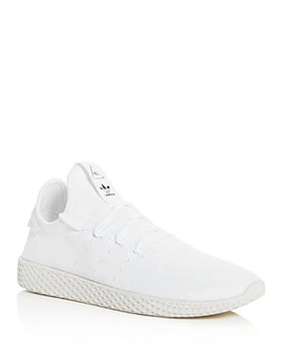 Shop Adidas Originals Men's Pharrell Williams Hu Lace Up Sneakers In White