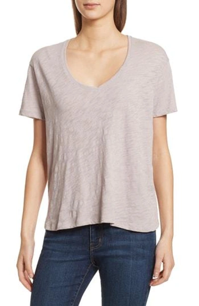 Shop Atm Anthony Thomas Melillo Slub Jersey Boyfriend Tee In Dusty Mauve