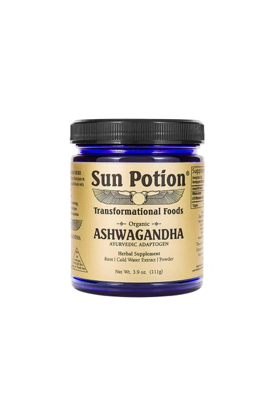 Sun Potion Organic Ashwagandha Ayurvedic Adaptogen Powder. In N,a