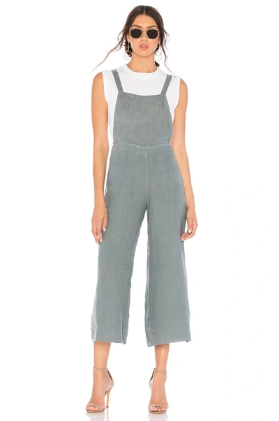 Shop Krisa Tie Back Overalls In Blue