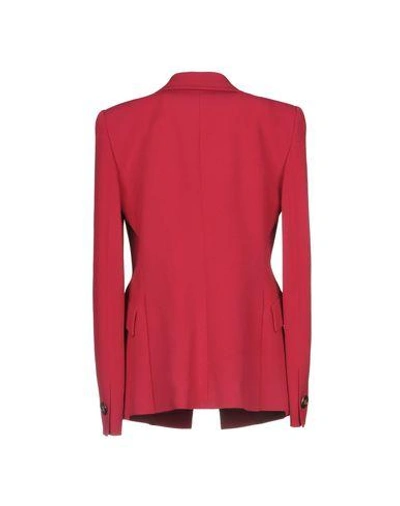 Shop Emporio Armani Blazers In Garnet