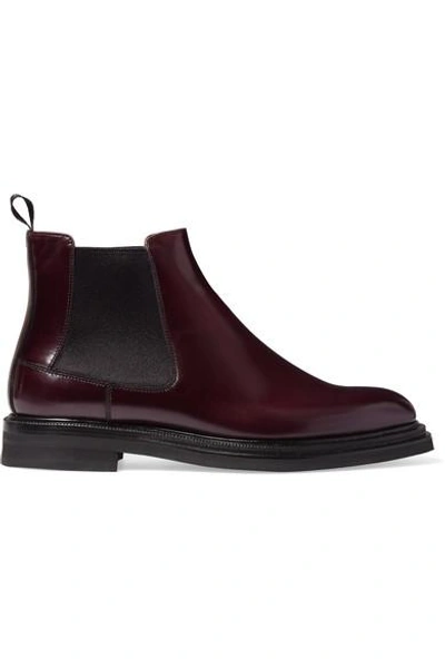 Shop Church's Patsy Glossed-leather Chelsea Boots In Merlot