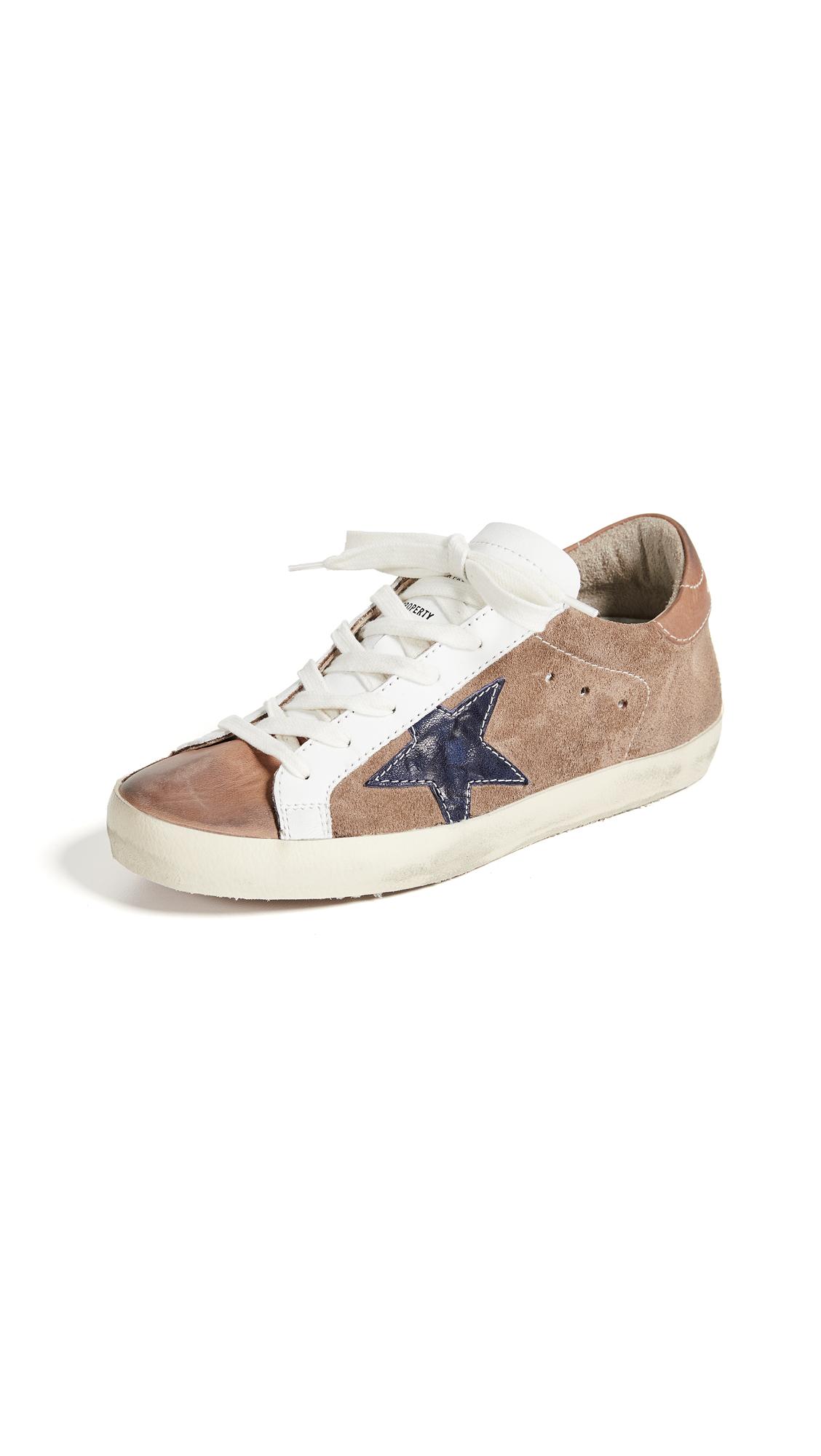 golden goose tan indigo