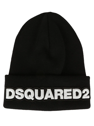 Shop Dsquared2 Hat In Nero-bianco