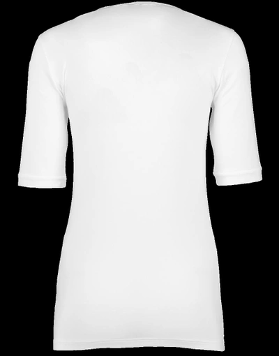 Shop Brunello Cucinelli Flat Tee In White