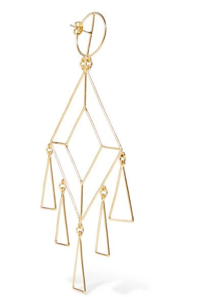 Shop Mercedes Salazar Gold-plated Earrings