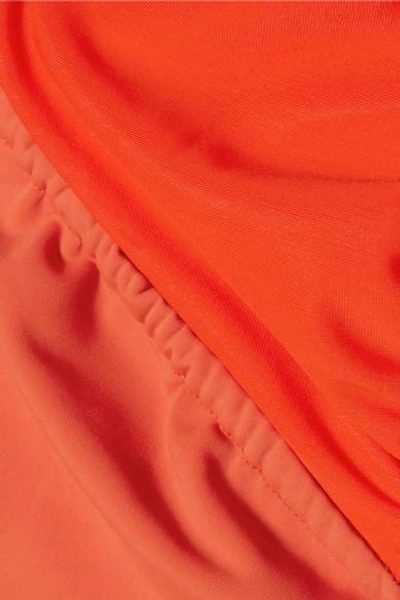 Shop Fella Carlo Reversible Triangle Bikini Top In Orange
