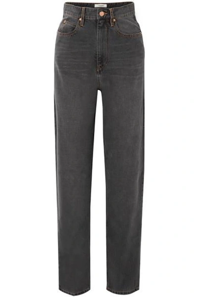 Shop Isabel Marant Étoile Corsy Jeans In Anthracite