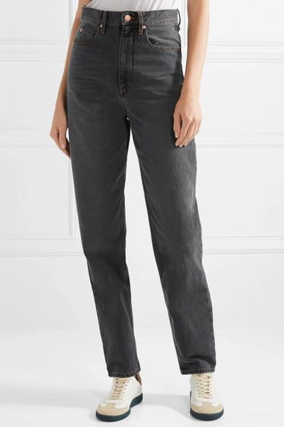 Shop Isabel Marant Étoile Corsy Jeans In Anthracite