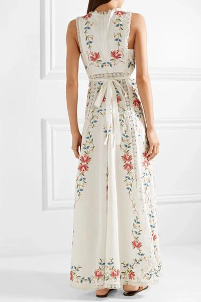 Zimmermann laelia cross hot sale stitch maxi dress