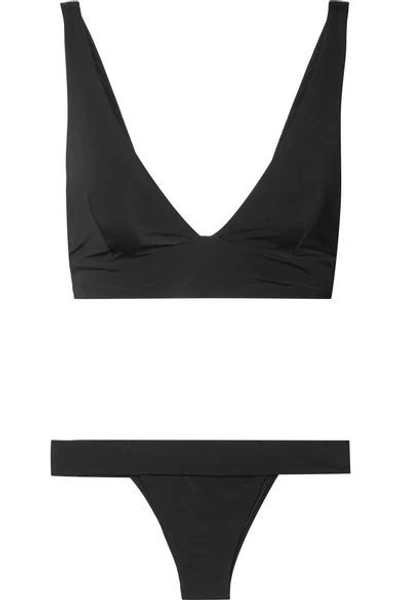 Shop Haight V Bikini In Black