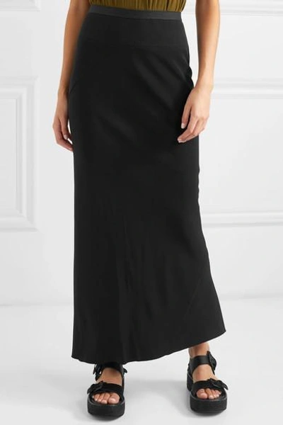 Shop Rick Owens Cady Maxi Skirt In Black