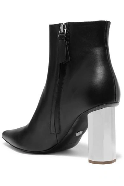 Shop Proenza Schouler Leather Ankle Boots In Black