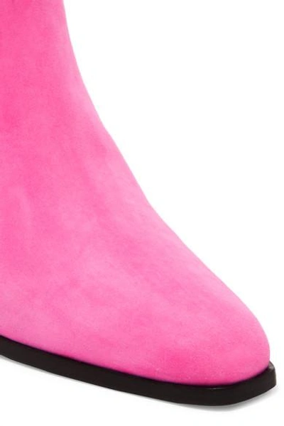Shop 3.1 Phillip Lim / フィリップ リム Agatha Suede Ankle Boots In Pink